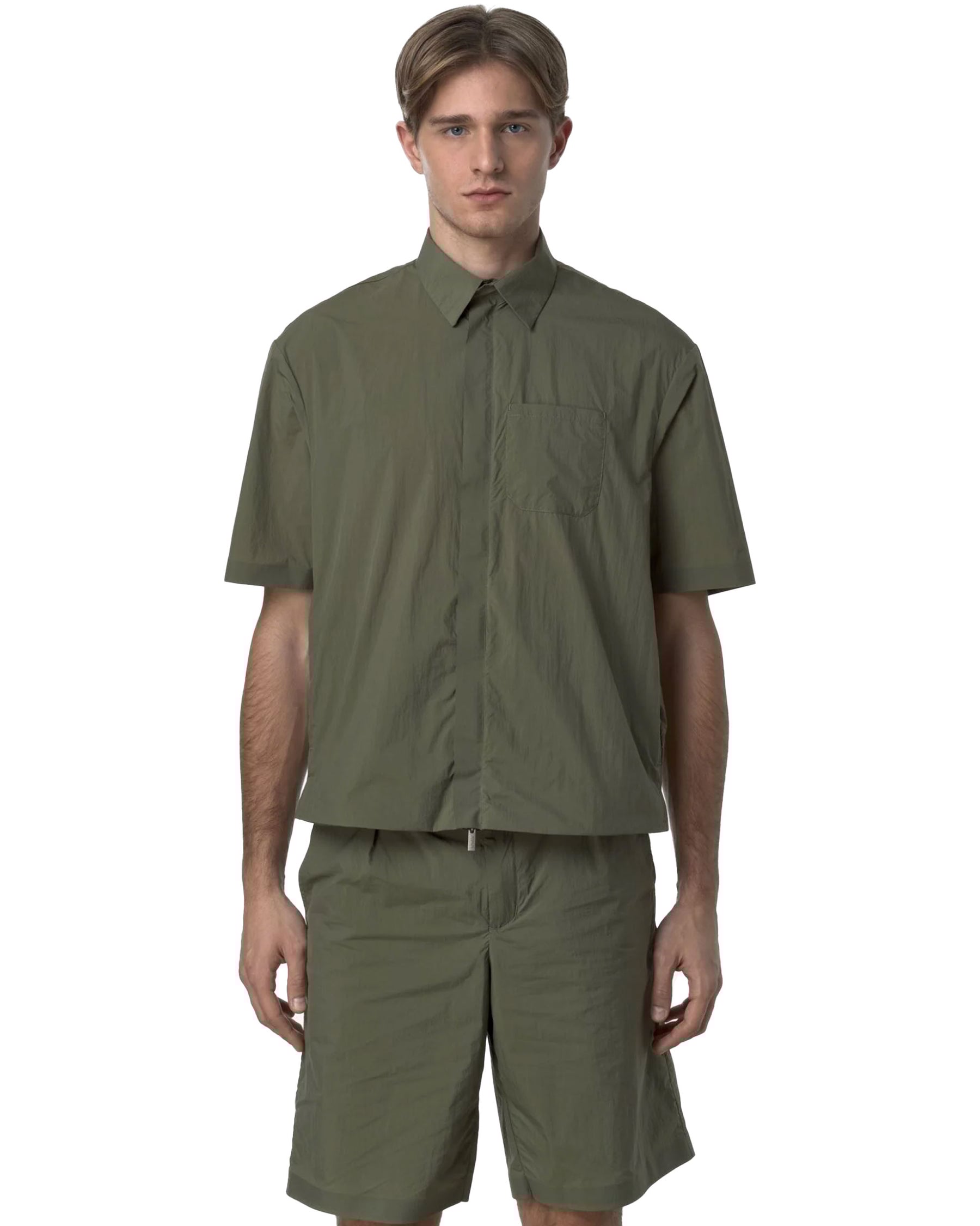 Men's Shirt K-Way Licon Military Green