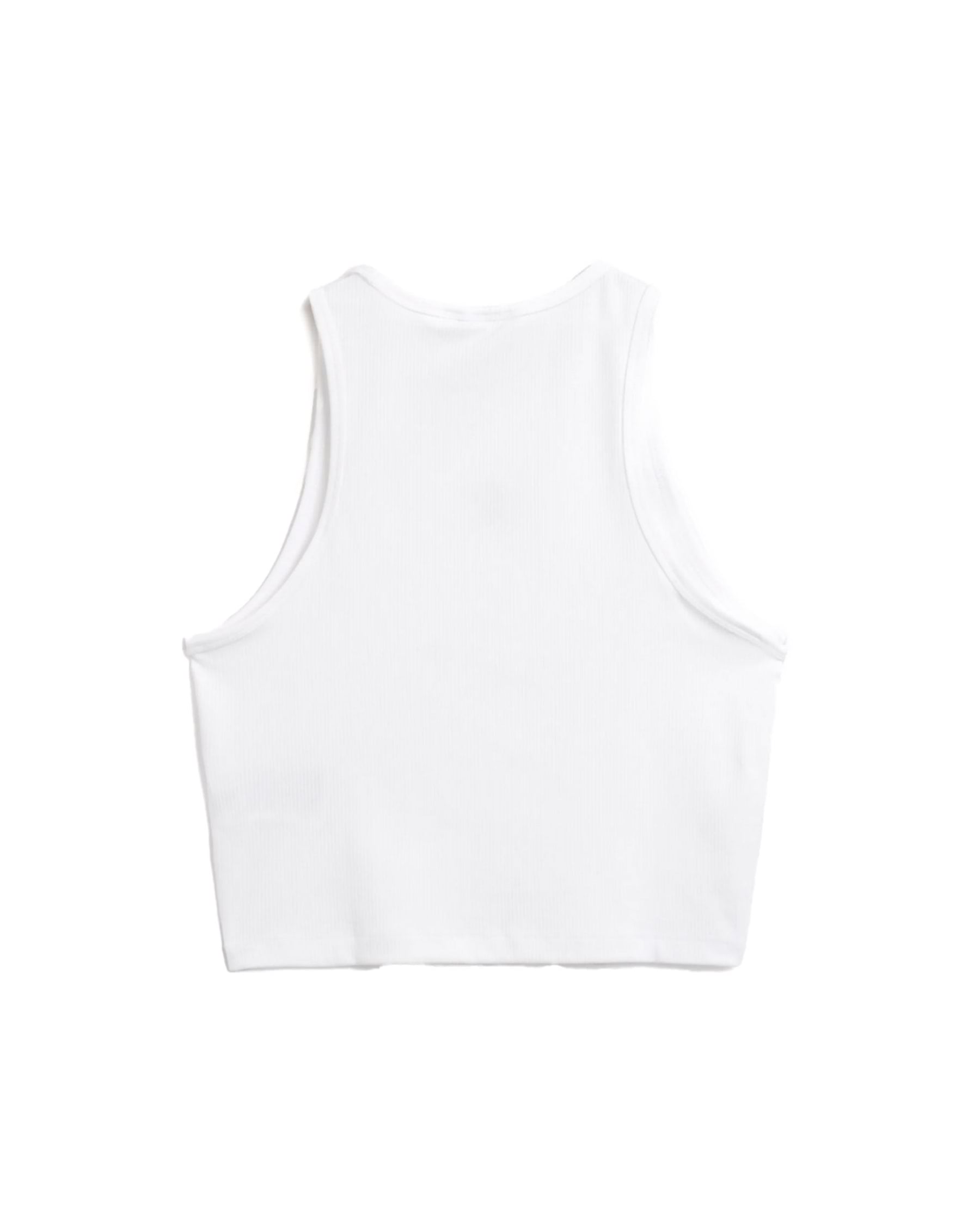 Woman's Adidas Ess Rib Tank White
