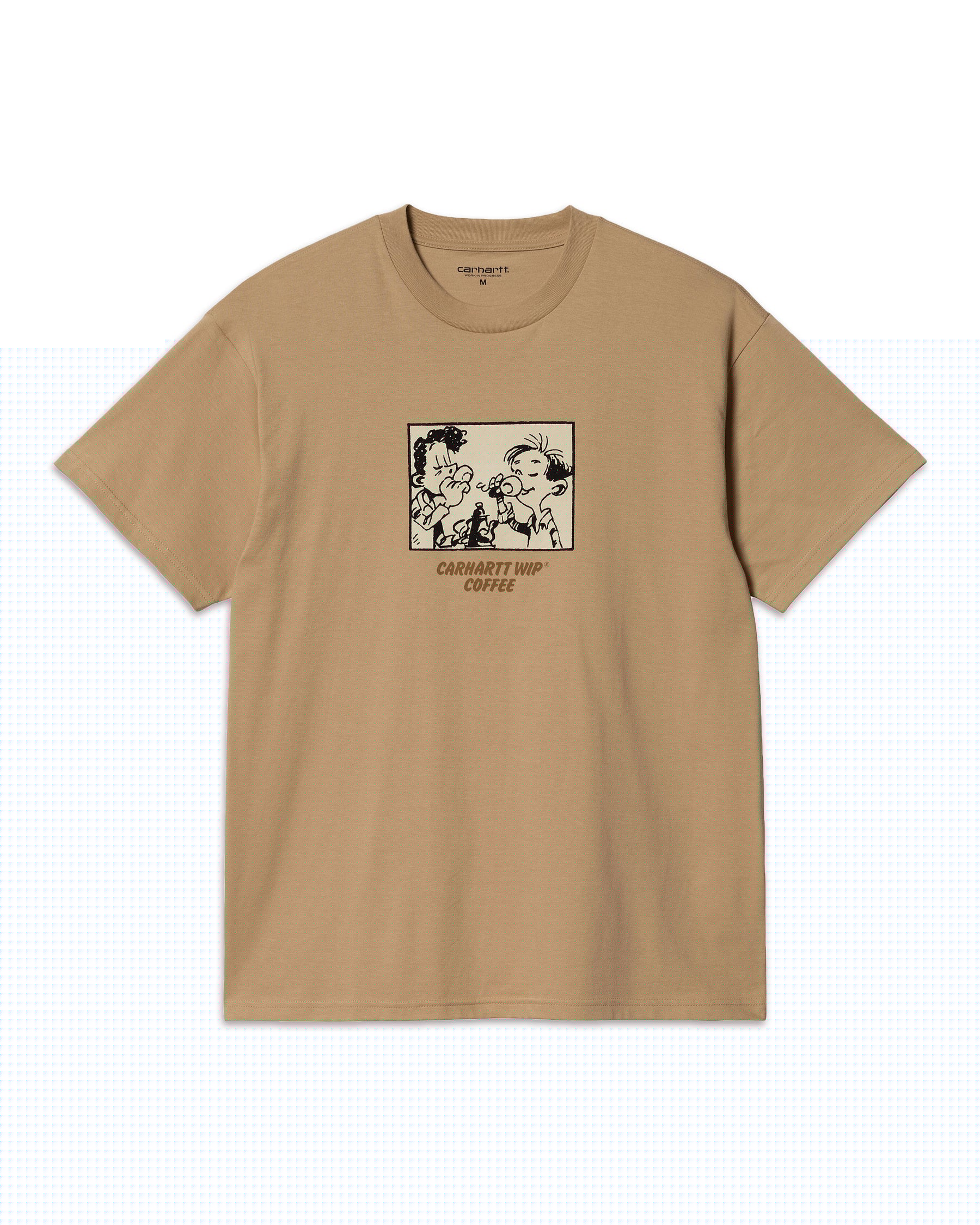 Carhartt Wip Coffee T-shirt Dusty Hamilton Brown