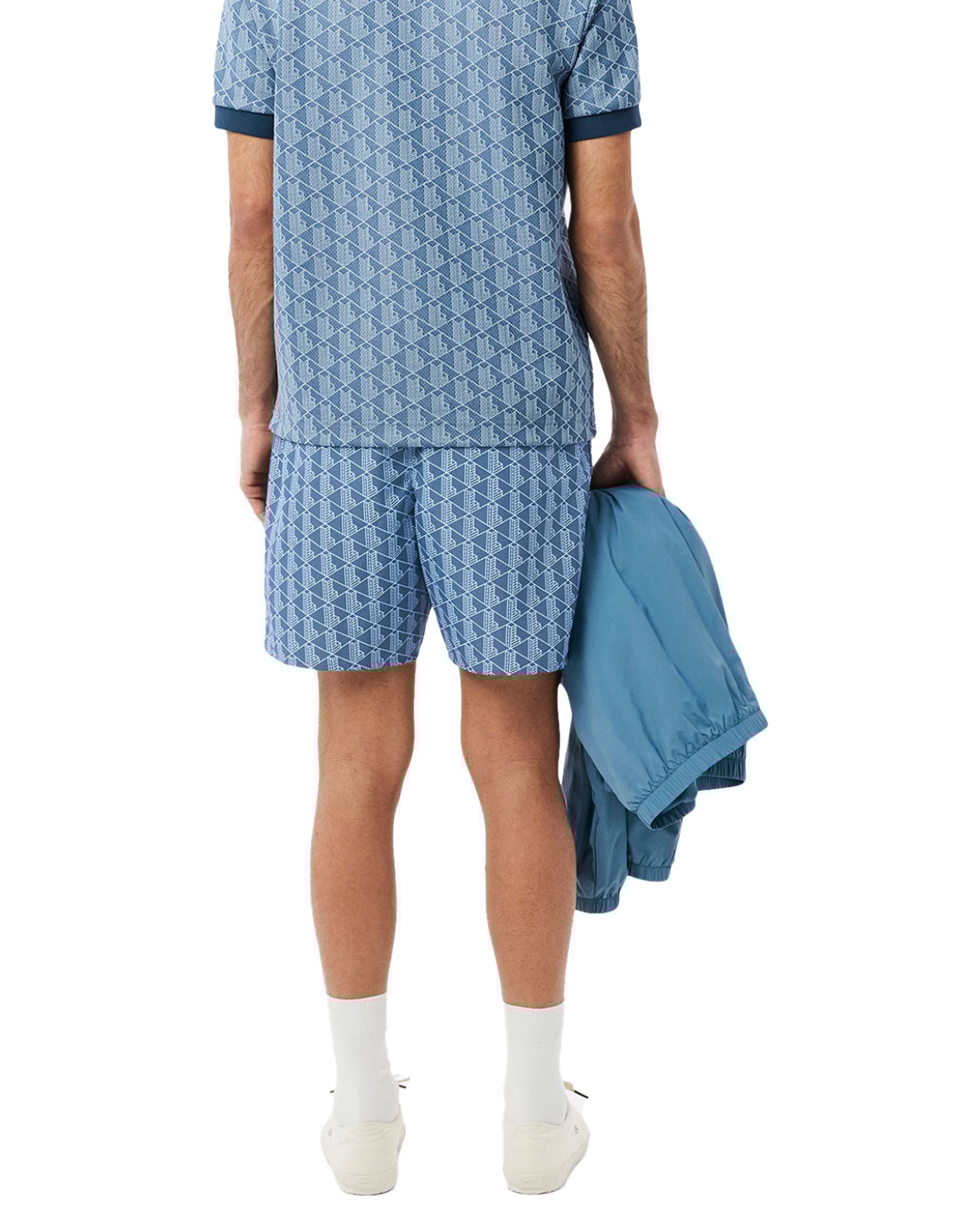 Costume Uomo Lacoste Monogram Azzurro