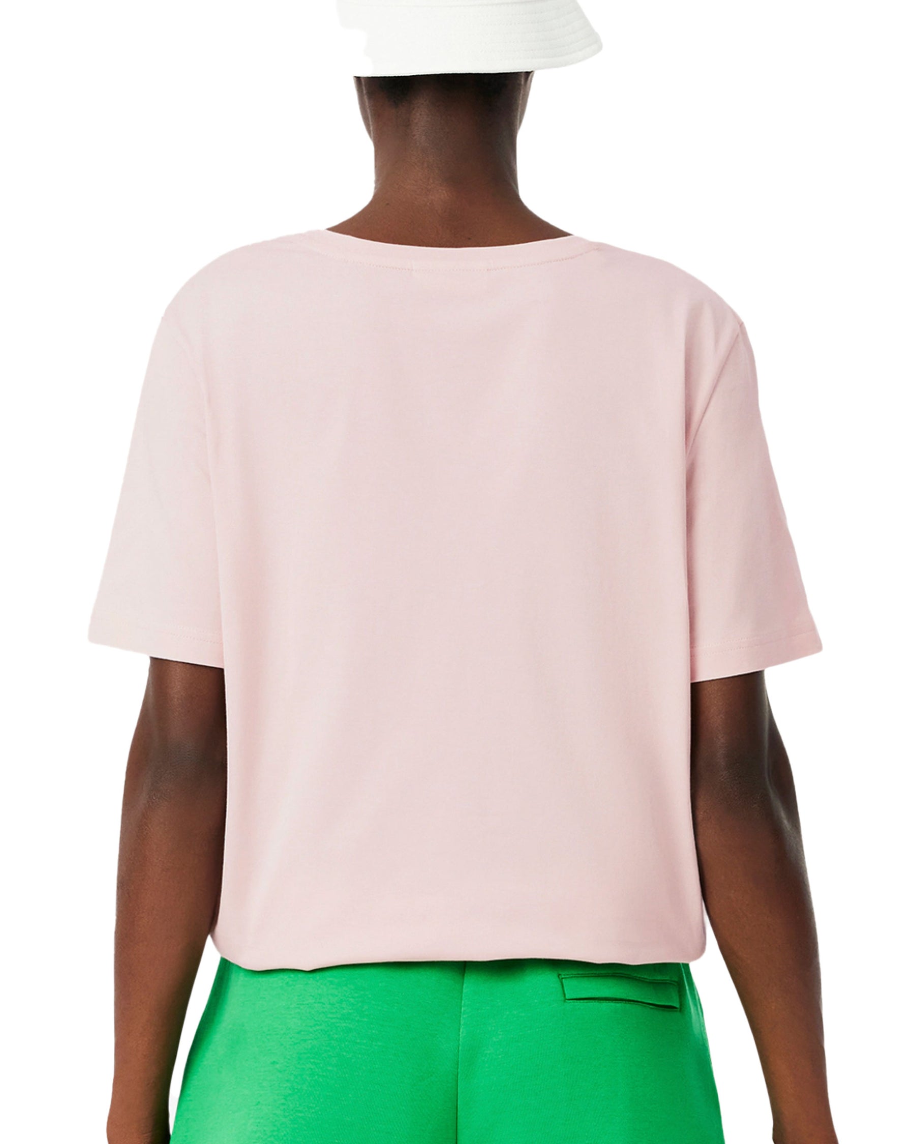 Woman's Tee V Neck Pink