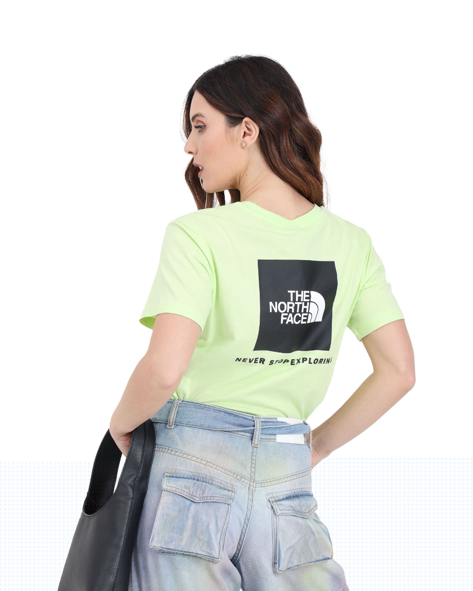 Woman's Tee The North Face Relaxed Redbox Green