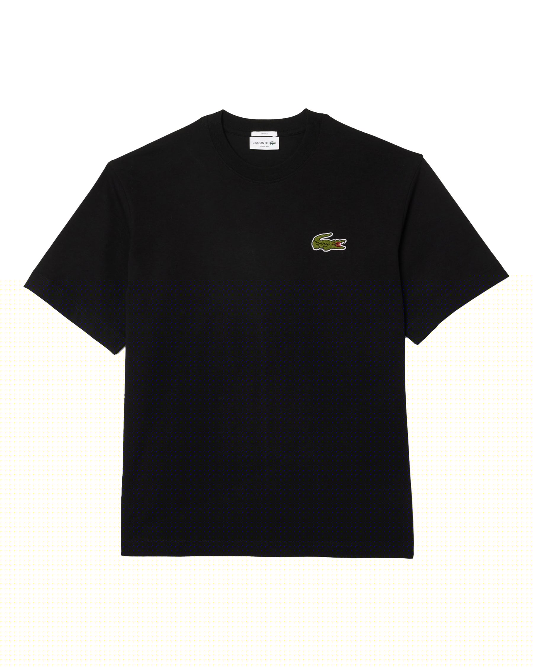 Lacoste Big Logo Black Tee