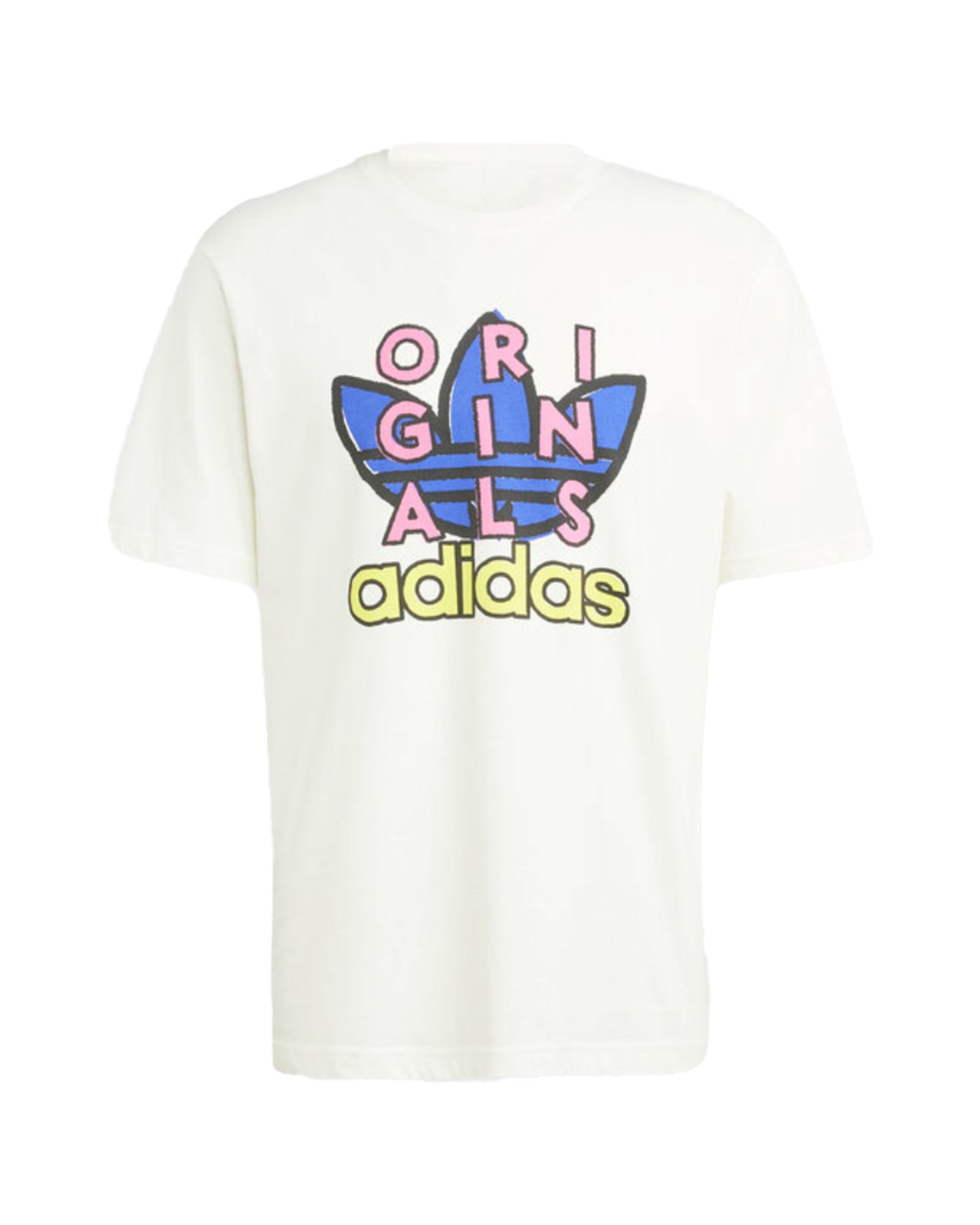 T-Shirt Uomo Adidas Big Logo Bianco