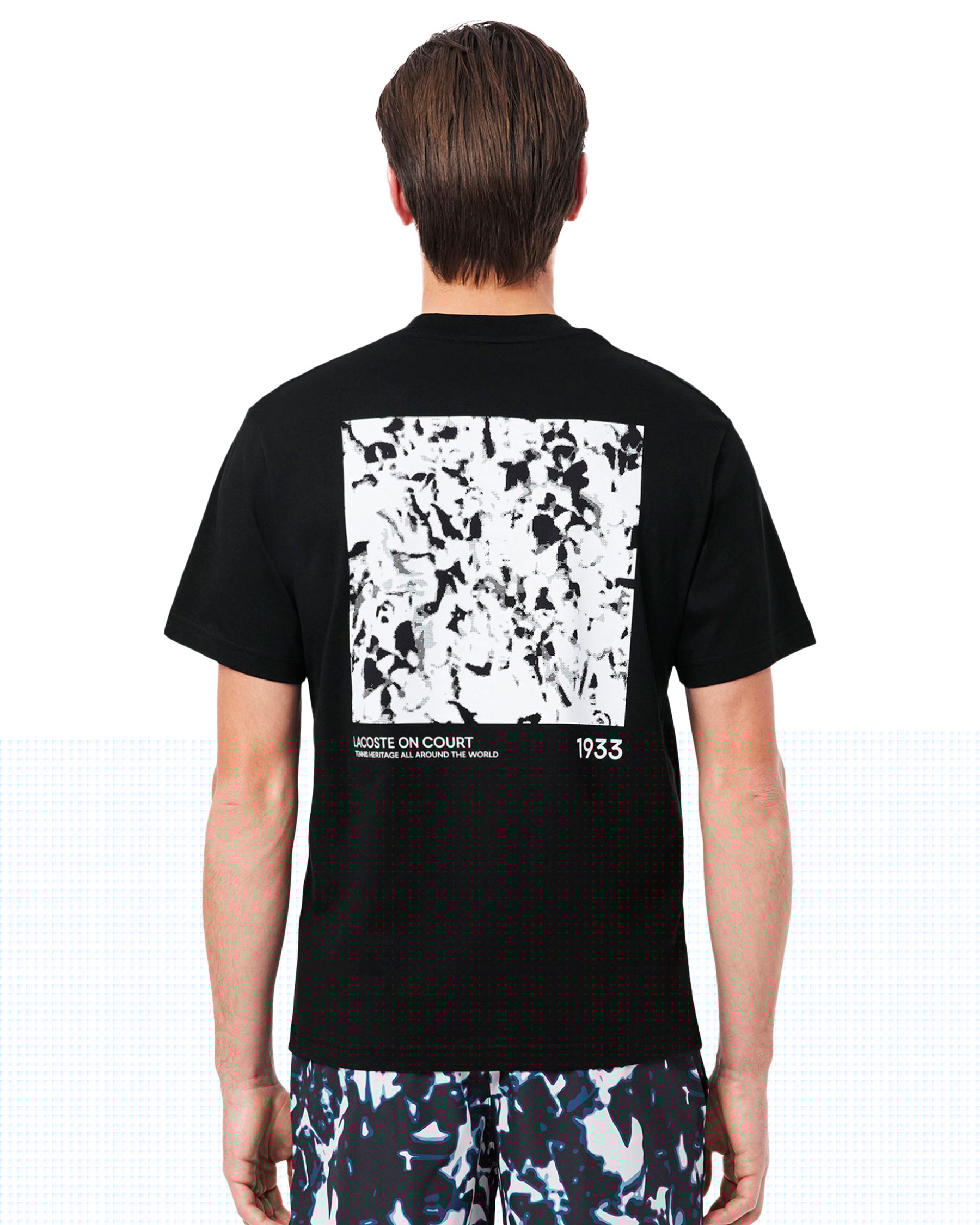 T-Shirt Uomo Lacoste Con Stampa