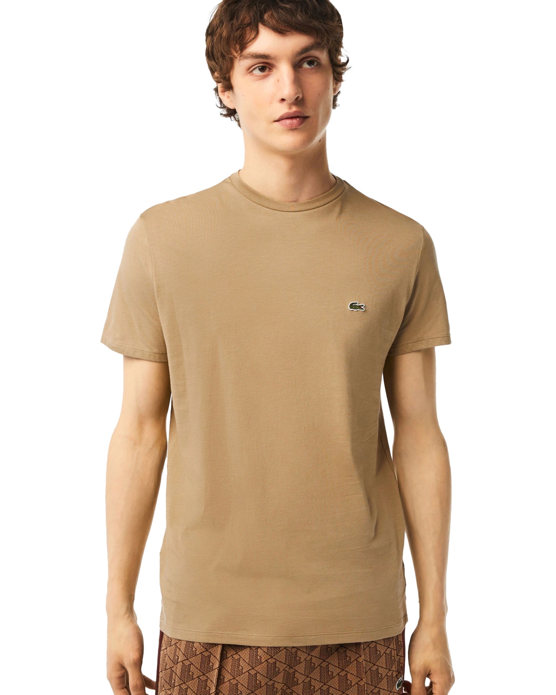Man Tee Lacoste Pima Beige