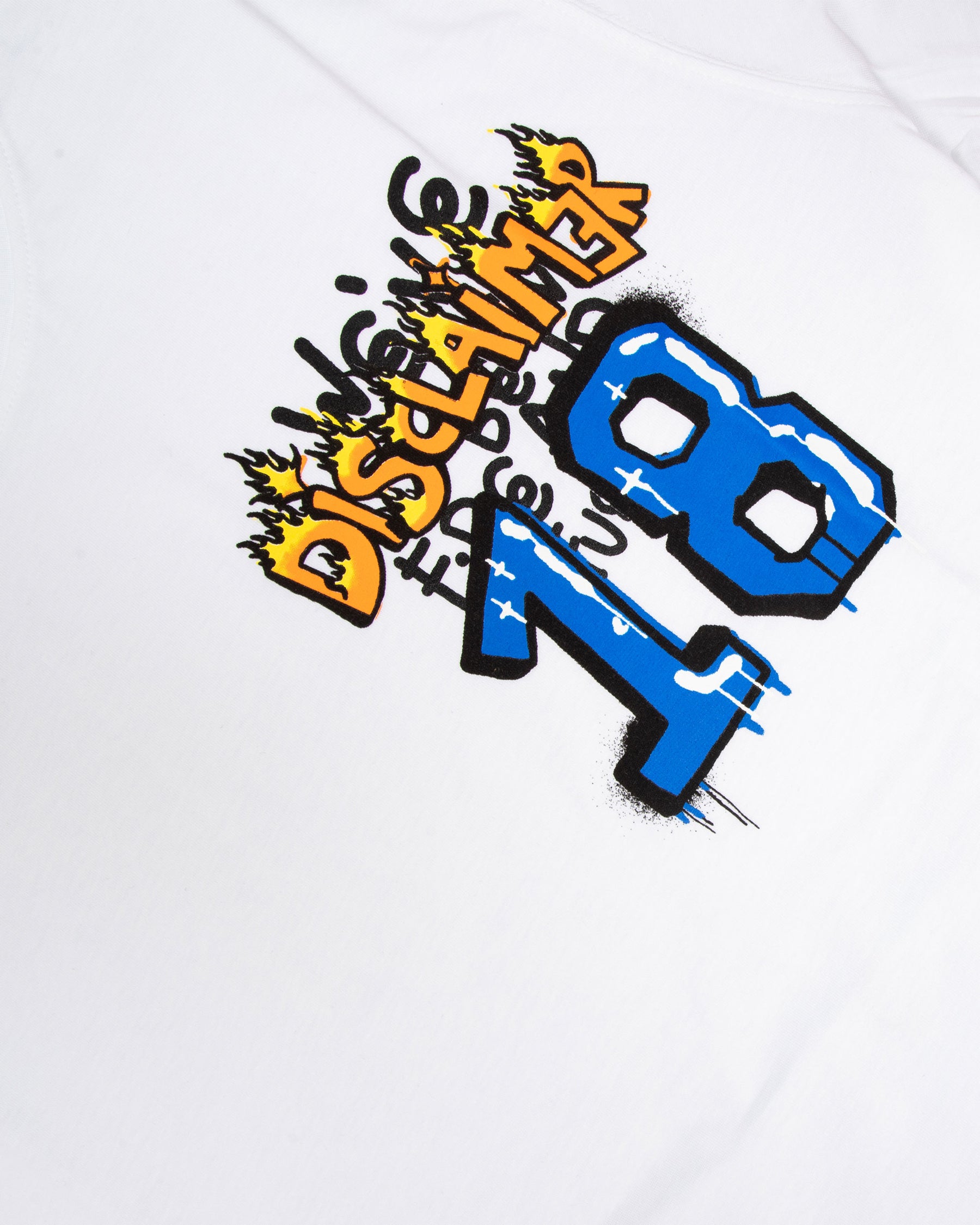 Man Tee Disclaimer White