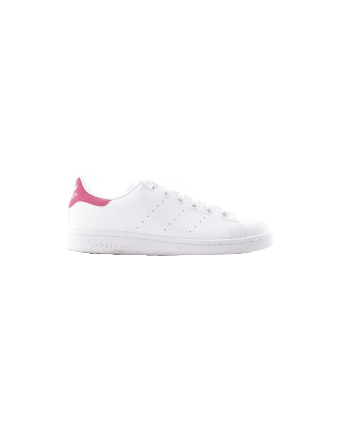 Adidas Stan Smith J White Fuxia