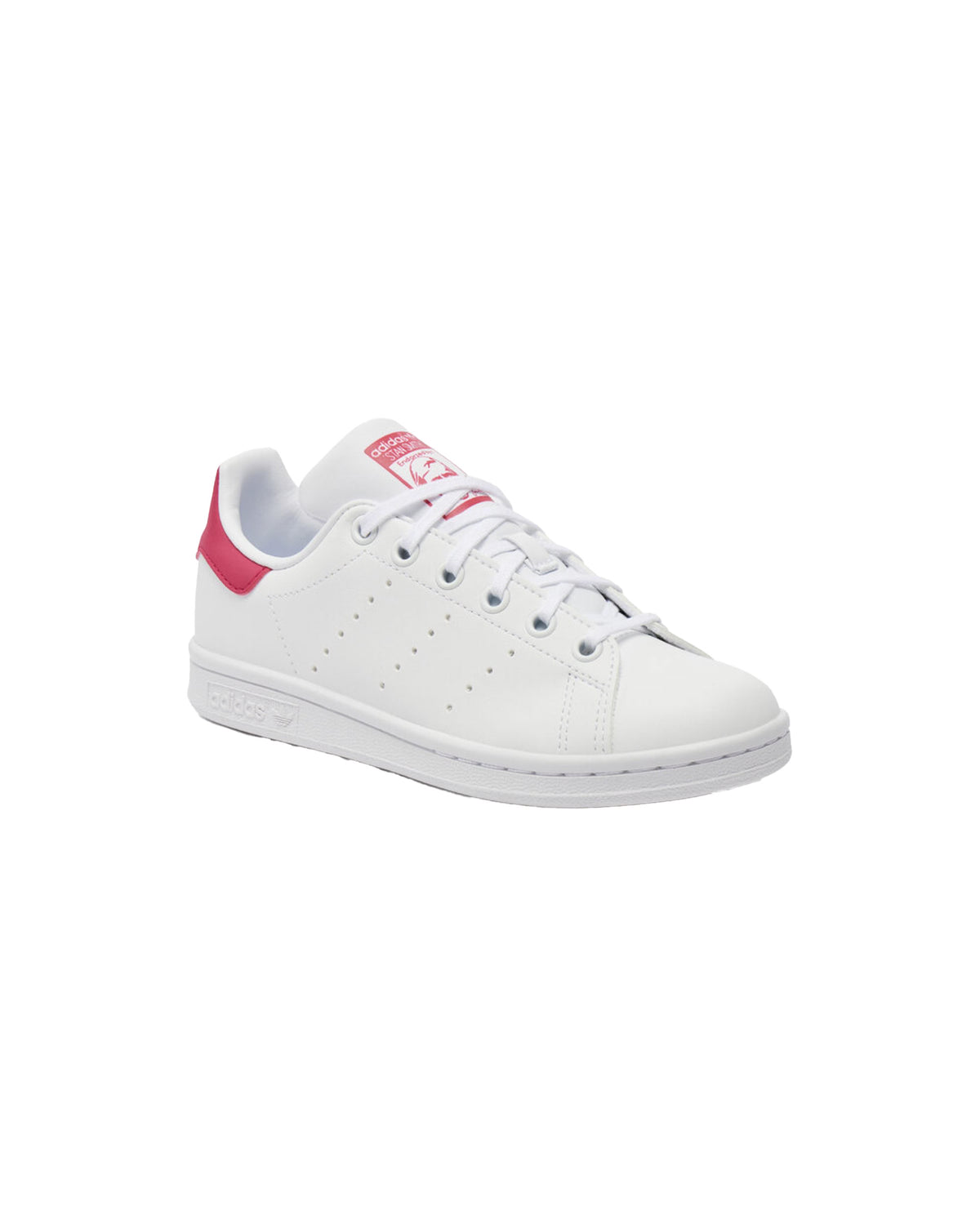 Adidas Stan Smith J White Fuxia