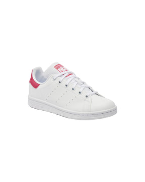 Adidas Stan Smith J White Fuxia