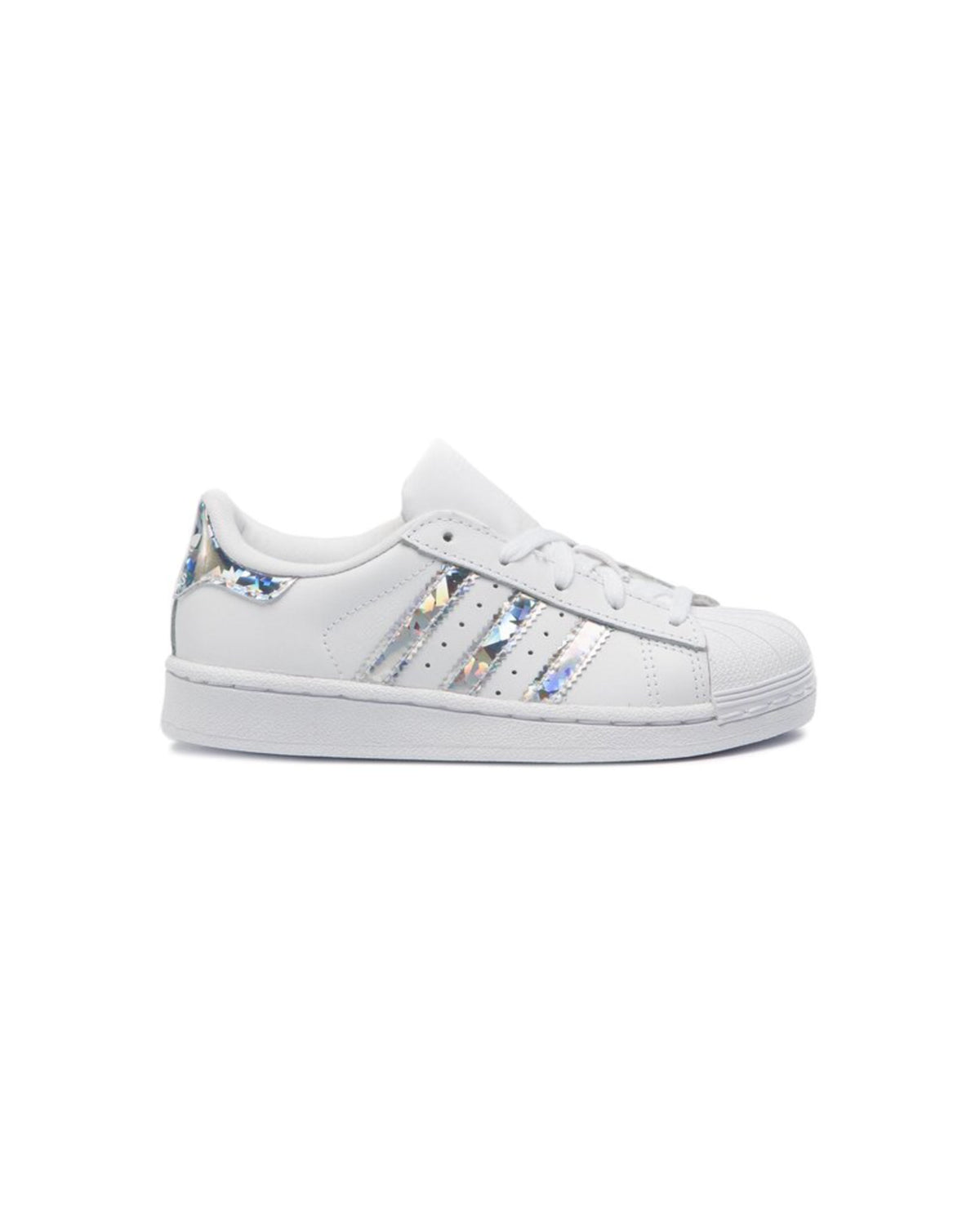 Adidas Superstar C White Silver