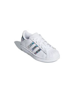Adidas Superstar C White Silver