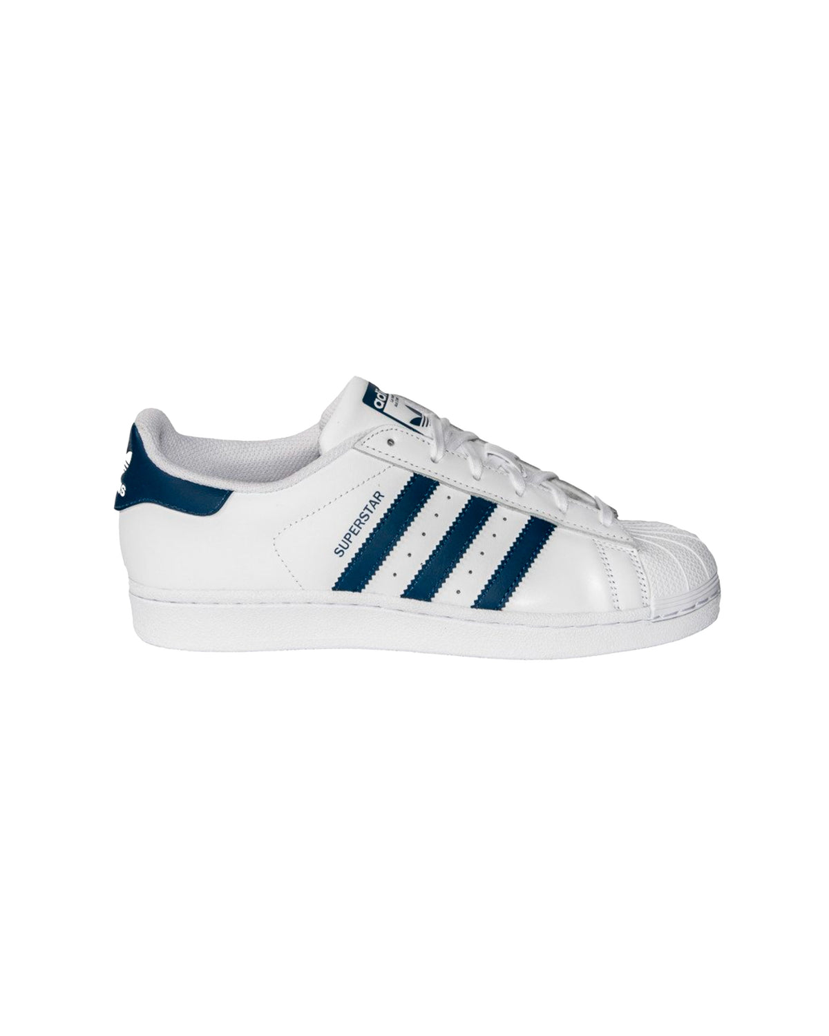 Adidas Superstar J White Light Blue