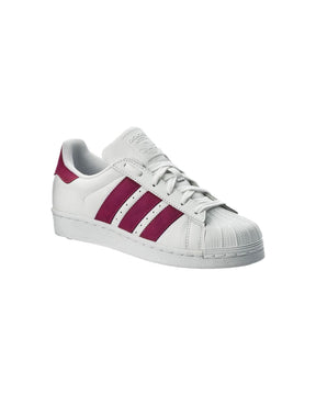 Adidas Superstar J Bianco Fuxia