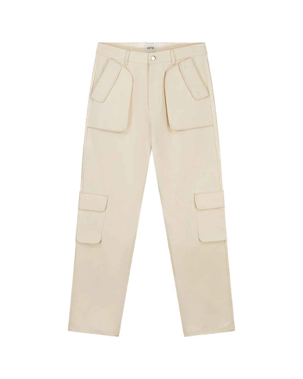 Arte Antwerp Jaden Cargo Pants Cream