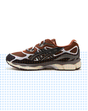 Asics Gel-NYC Reddish Brown Black