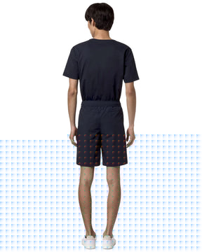 Man's Short K-Way Nesty Travel Blue