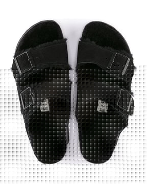Birkenstock Arizona Shearling black Calzata Stretta