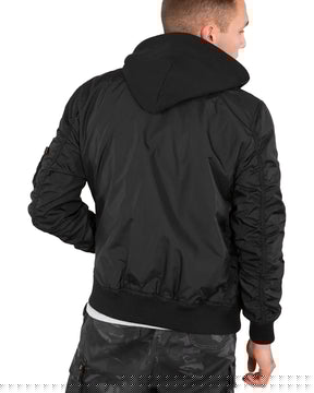 Bomber Alpha Industries MA1-TT Hood Black