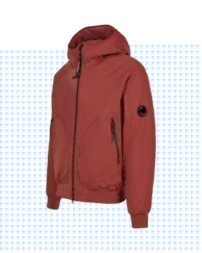 CP Company Pro-Tek Ribbed Hooded Jacket Ketchup