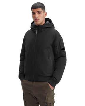 CP Company Pro-Tek Ribbed Hooded Jacket Black