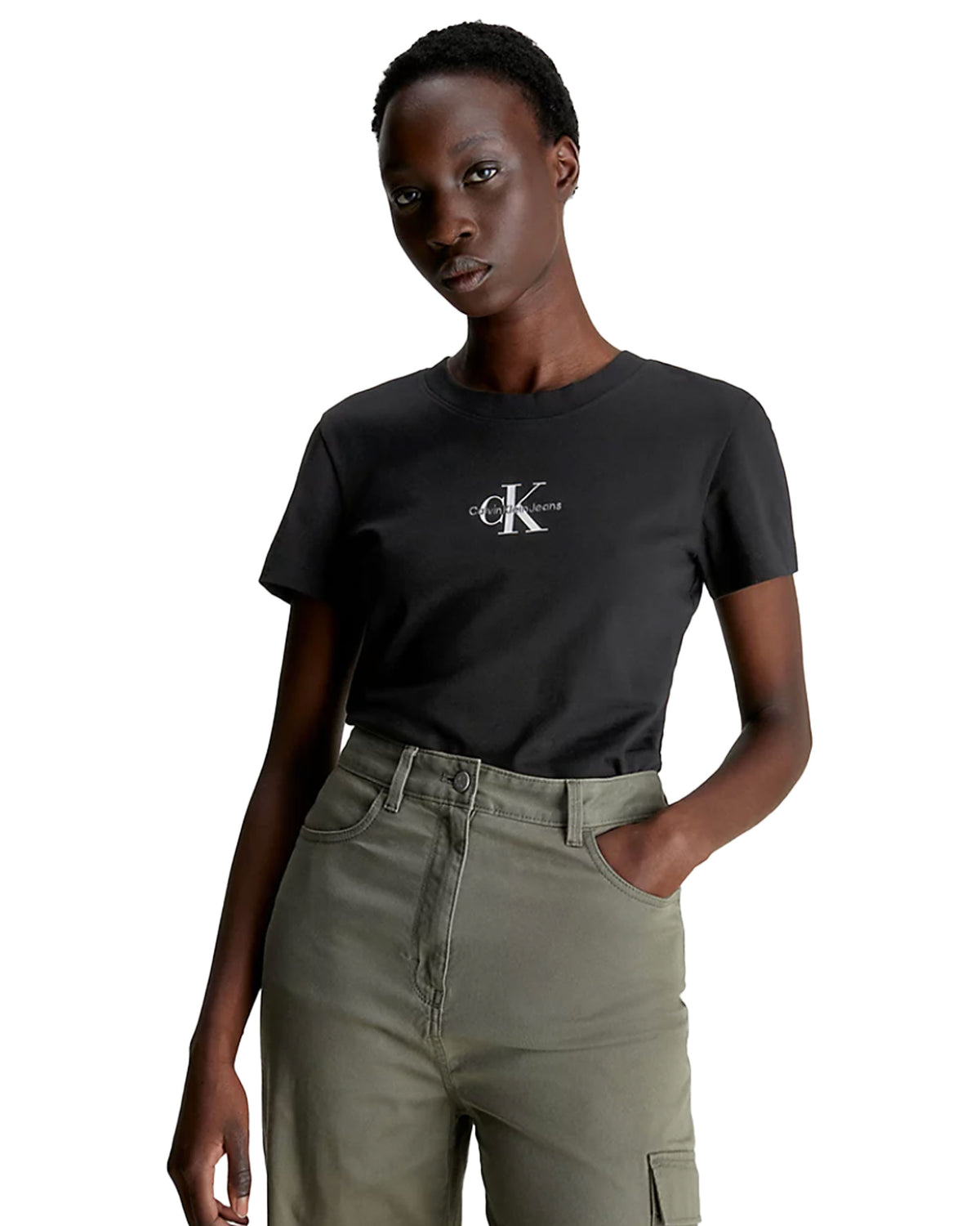 Calvin Klein Monologo Slim Tee Black