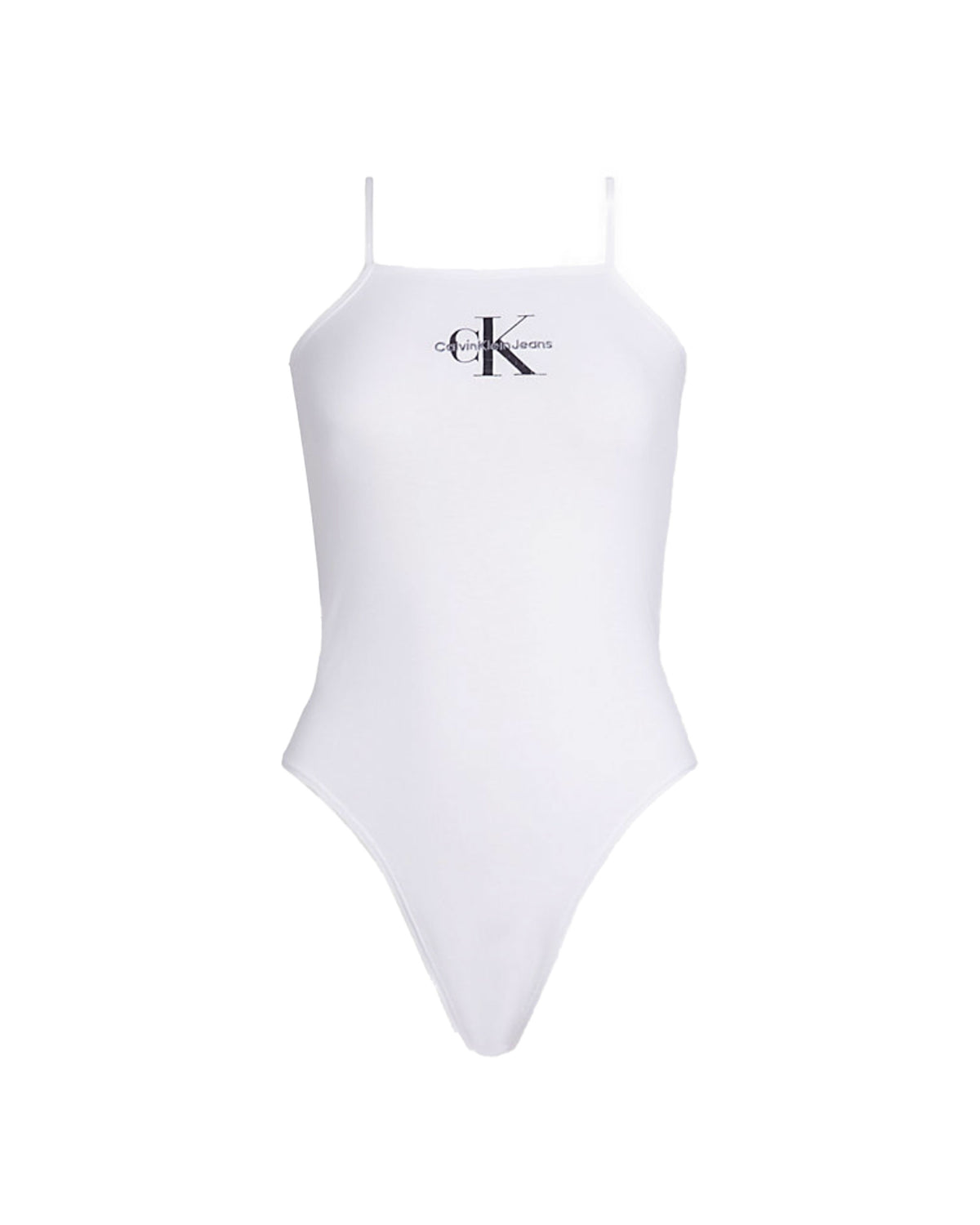 Calvin Klein Monologo Strappy Body White