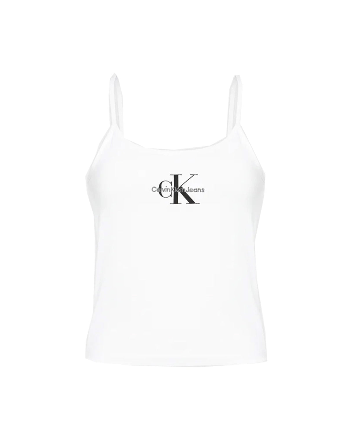 Calvin Klein Monologo Strappy Tank Top White