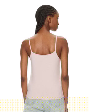 Calvin Klein Monologo Strappy Tank Top Rosa