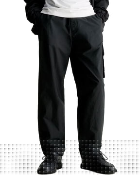 Calvin Klein Utility Cotton Poplin Pant Nero