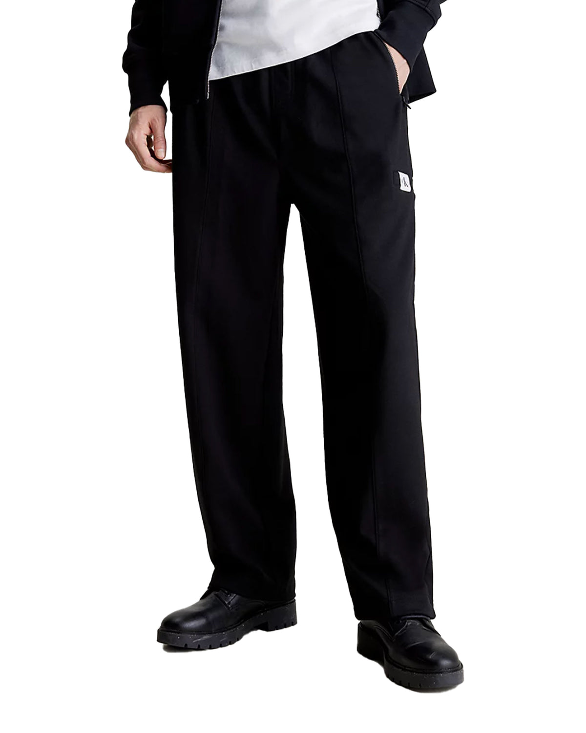 Calvin Klein Woven Tab Pant Black