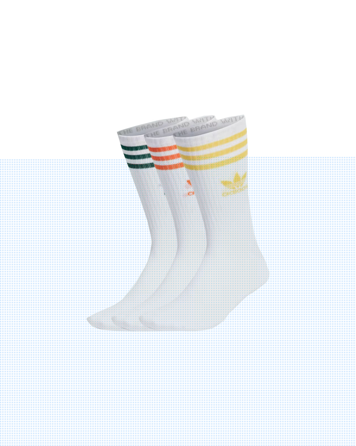 Calzino Adidas Crew Sock 3 Stripe Bianco