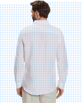 Calvin Klein Cotton Linen Regular Shirt White
