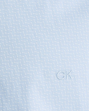 Camicia Uomo Calvin Klein Geometric Print Slim Shirt
