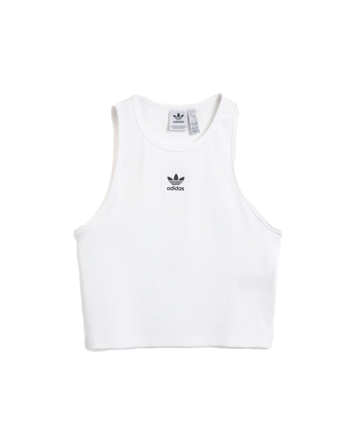 Woman's Adidas Ess Rib Tank White