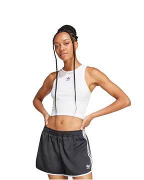 Woman's Adidas Ess Rib Tank White