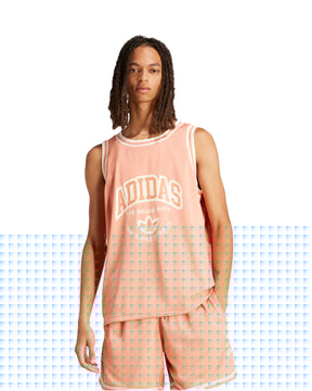 Canotta Uomo Adidas Mesh Rosa