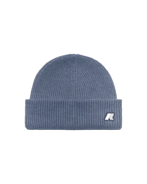 Cappello K-Way Brice Cardigan Stitch Wool Blu Avio