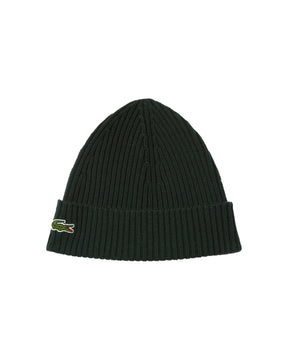 Cappello Di Lana Lacoste Verde Scuro