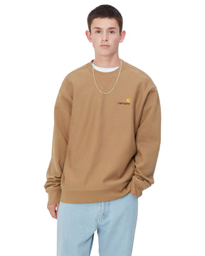 Carhartt Wip American Script Sweat Peanut