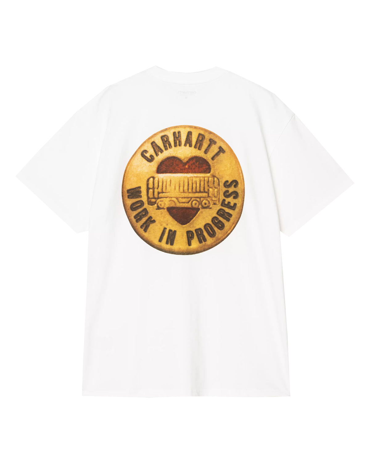 Carhartt wip button white t-shirt