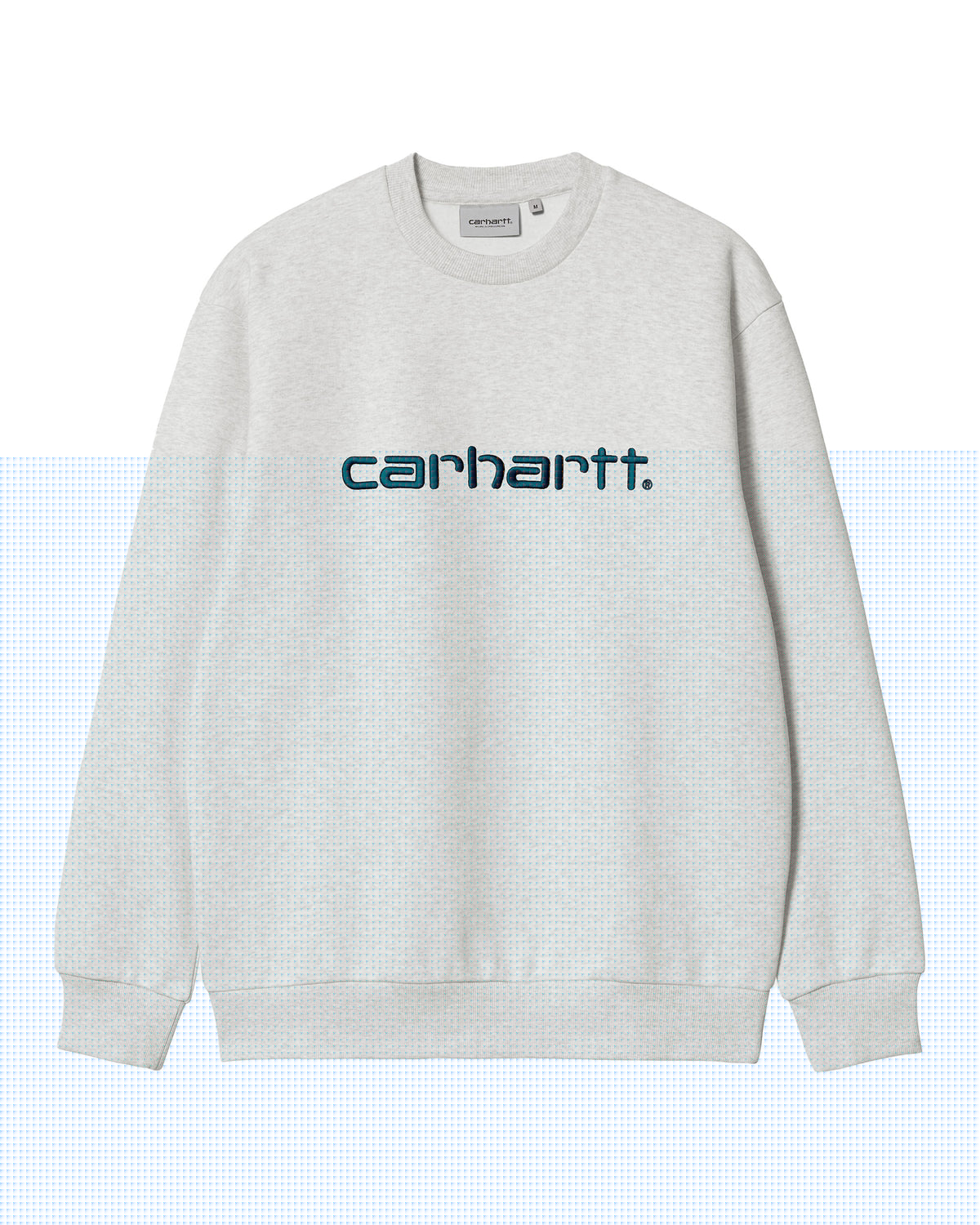 Carhartt Wip Carhartt Sweat Ash Heather-Duck Blue