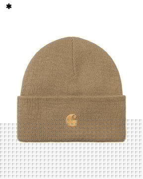 Carhartt Wip Chase Beanie Peanut-Gold
