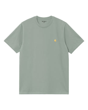 Carhartt Wip Chase T-Shirt Frosted Green-Gold