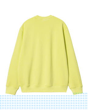 Carhartt Wip Duster Script Sweat Arctic Lime