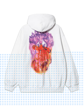 Carhartt Wip Hooded Babybrush Duck Sweat White