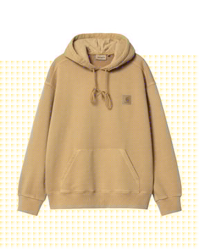 Carhartt Wip Hooded Nelson Sweat Bourbon Garment Dyed