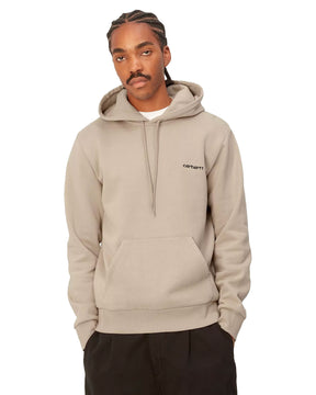 Carhartt Wip Hooded Script Embroidery Wall-Black
