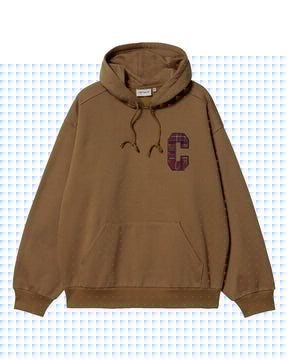 Carhartt Wip Hooded Wiles Sweat Hamilton Brown