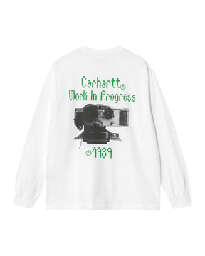 Carhartt Wip L-S Soundface Tee Bianco